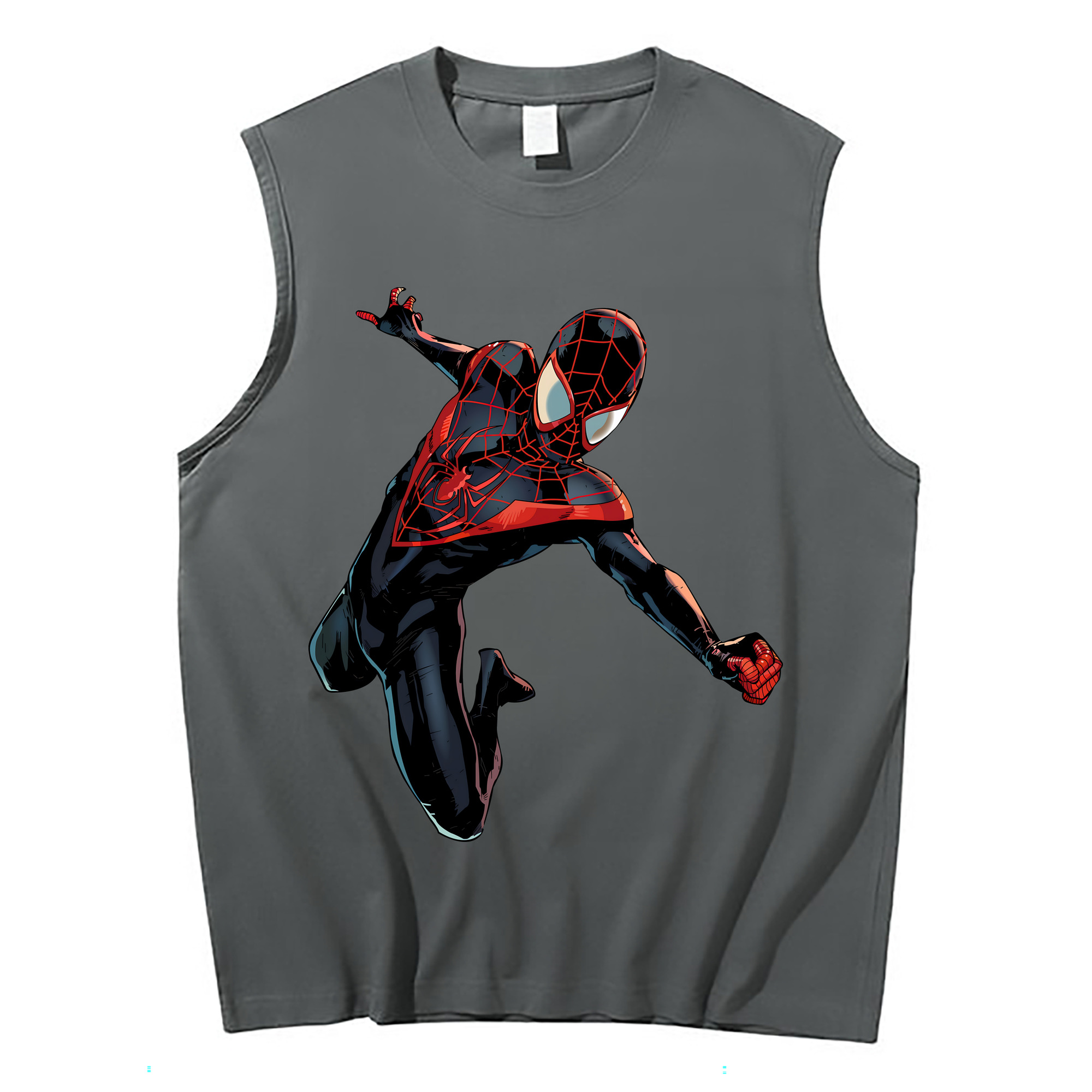 （画像用） Spider Man スパイダーマン コットン100％タンクトップ（フロントプリント）